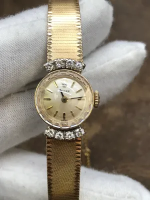Rolex Cocktail Vintage 14k Champagne Dial Manual Wind Women's Watch