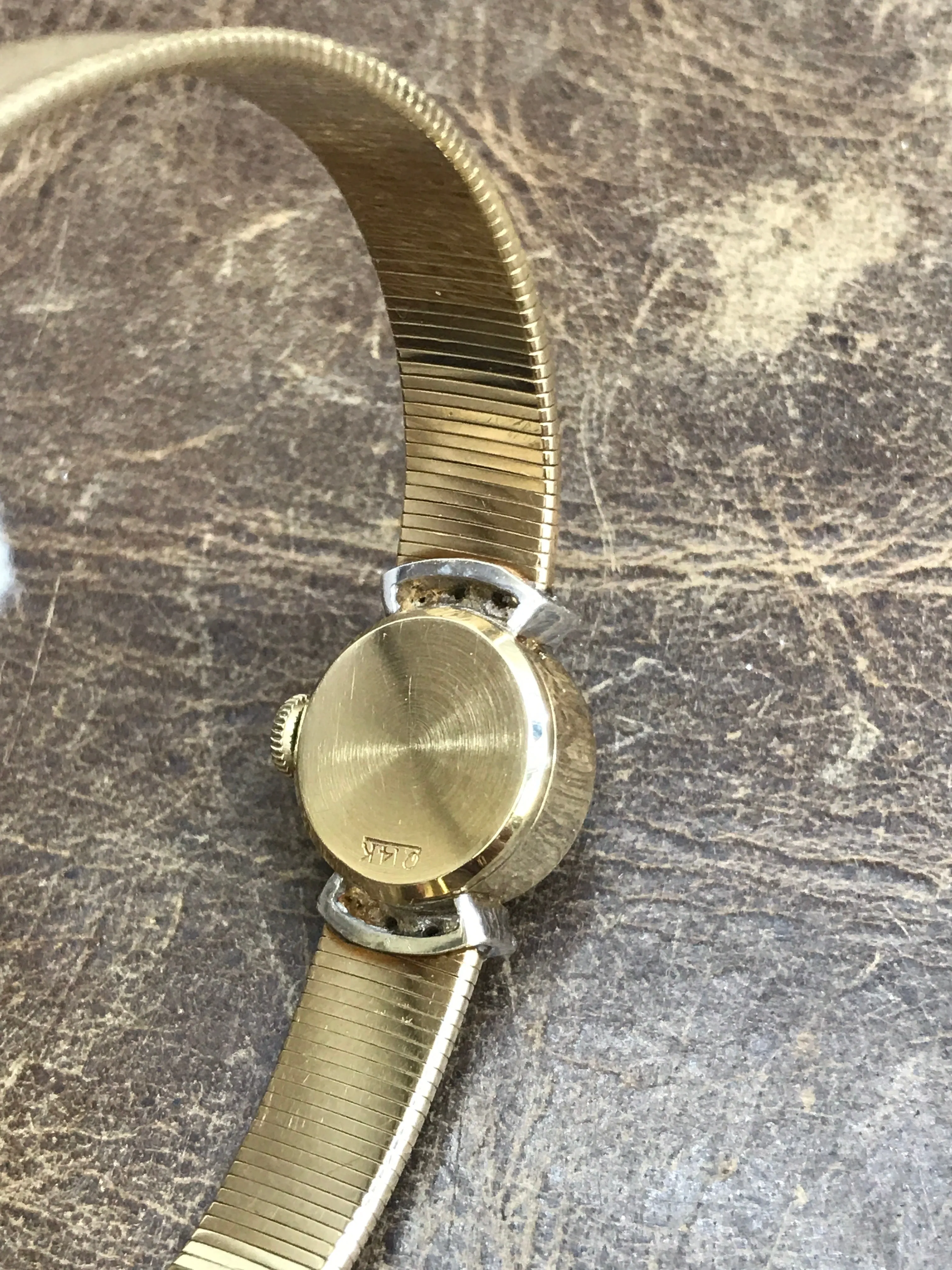 Rolex Cocktail Vintage 14k Champagne Dial Manual Wind Women's Watch