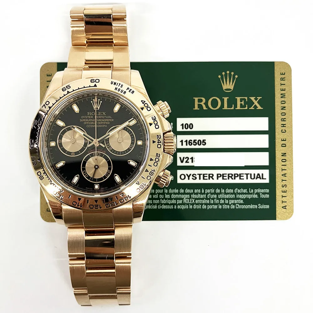 Rolex Cosmograph Daytona 116505 Black Dial Mar 2009