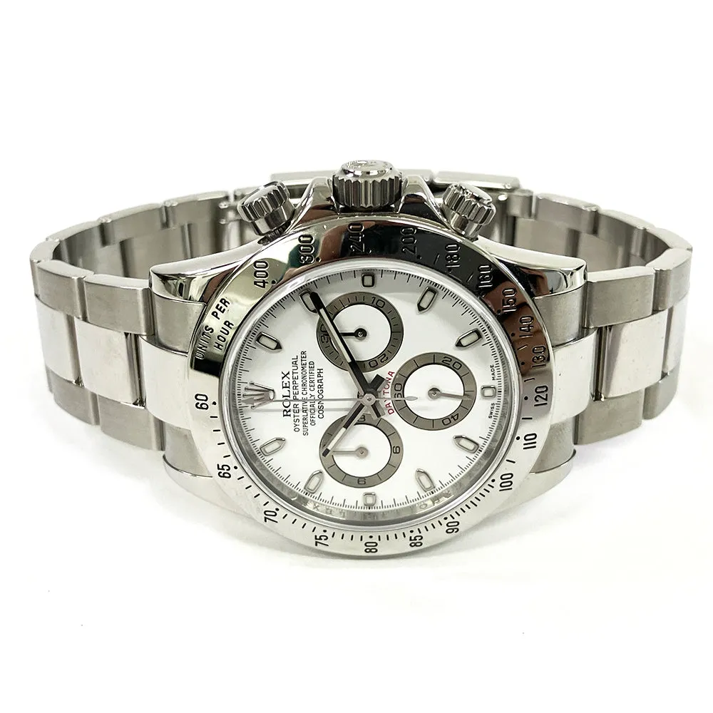Rolex Cosmograph Daytona 116520 White Dial Sep 2012