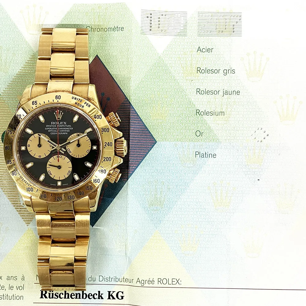 Rolex Cosmograph Daytona 116528 Black Dial Oct 2006