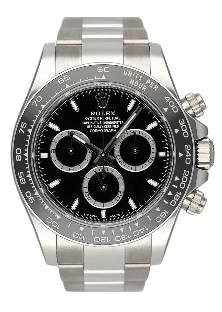 Rolex Cosmograph Daytona 126500LN Black Dial Mens Watch Box Papers