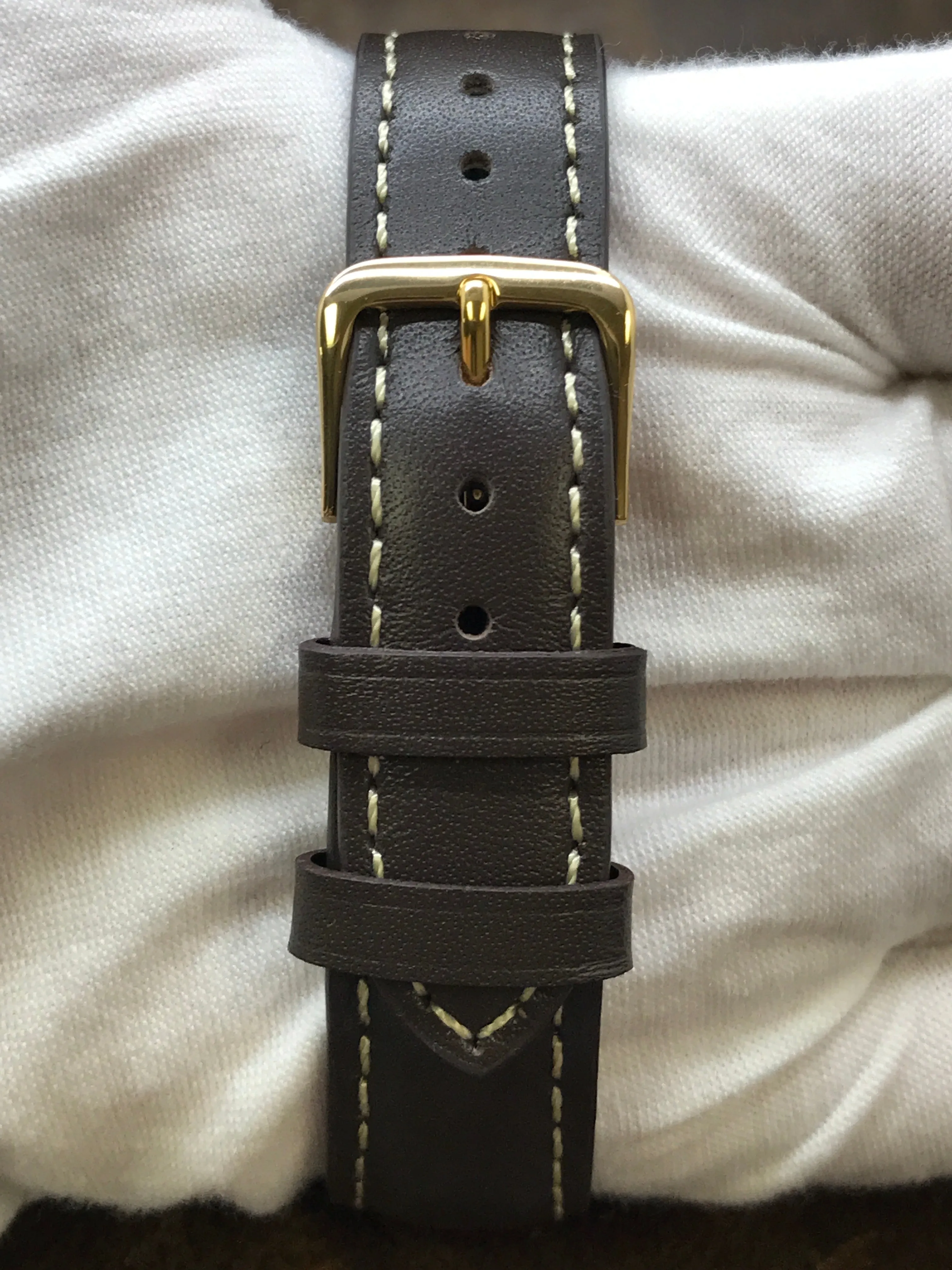 Rolex Date 15037 Gold Dial Automatic Watch