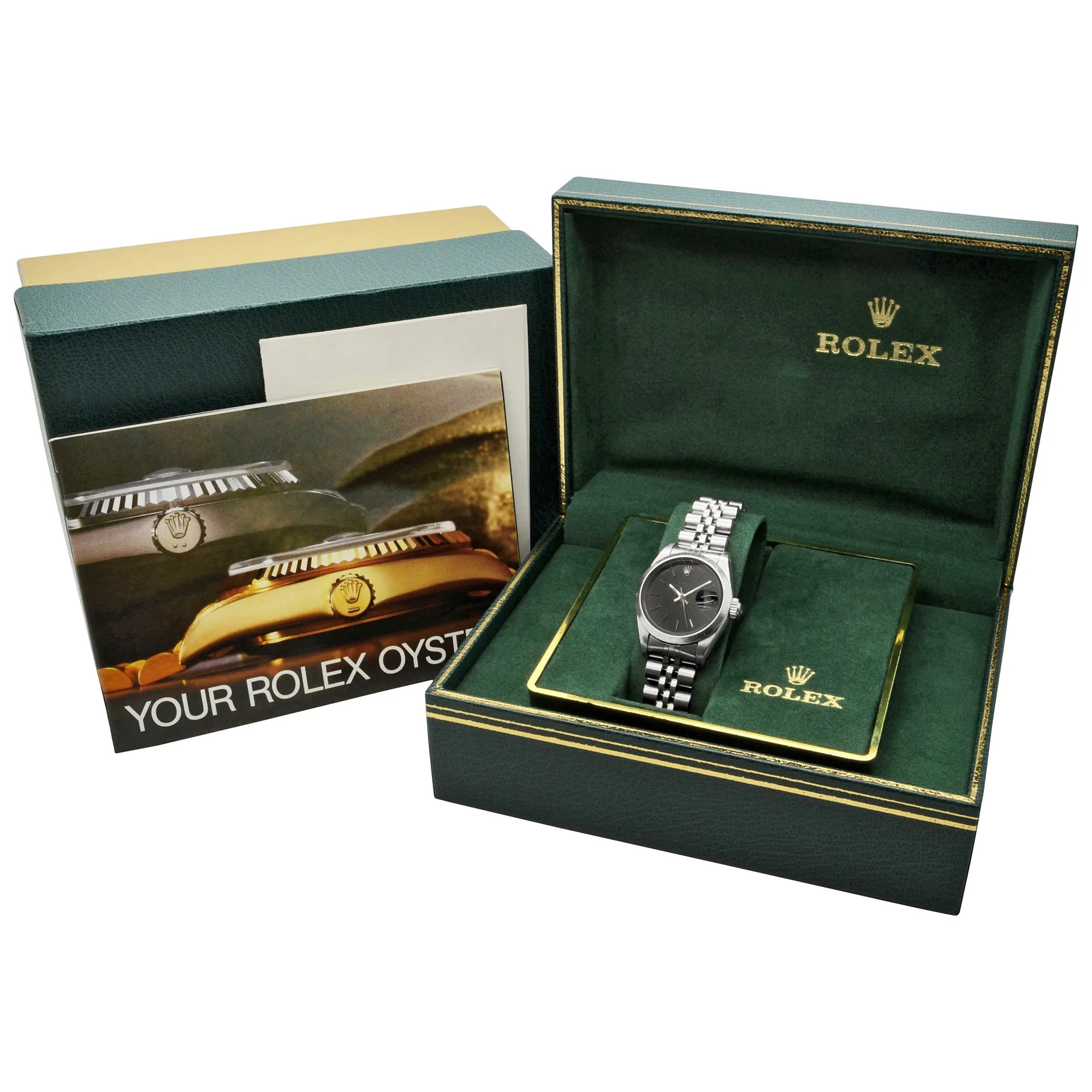 Rolex Date 26mm 69160 Black Dial Automatic Women's Watch