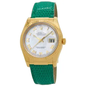 Rolex Datejust 116138 Mother of Pearl Dial Automatic Watch