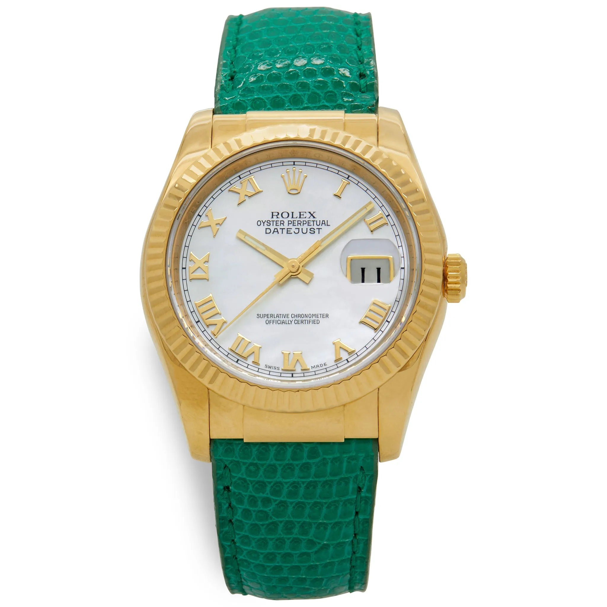 Rolex Datejust 116138 Mother of Pearl Dial Automatic Watch