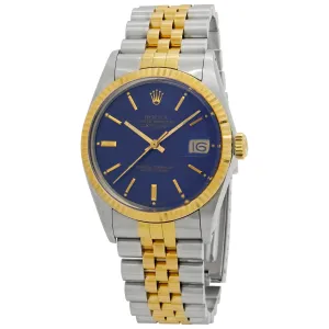 Rolex Datejust 16013 Blue Dial Automatic Watch