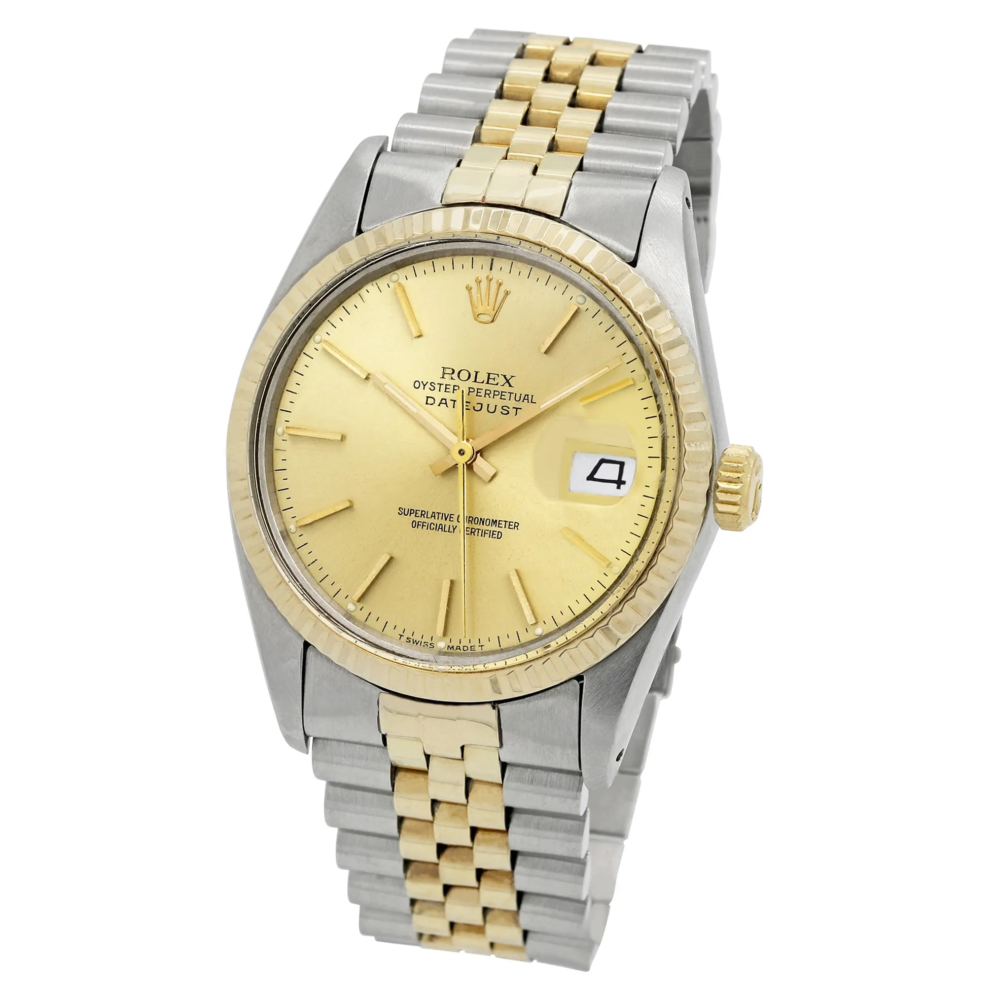 Rolex Datejust 16013 Champagne Dial Automatic Watch