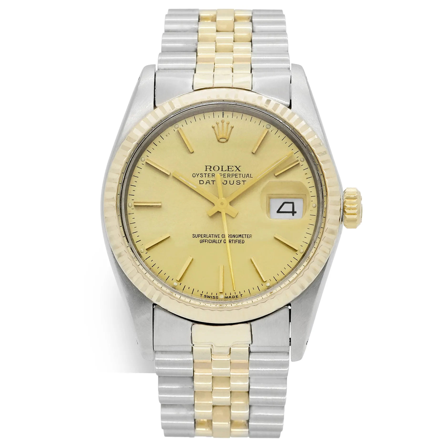 Rolex Datejust 16013 Champagne Dial Automatic Watch