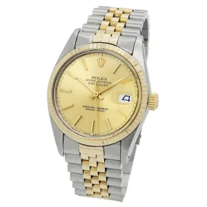 Rolex Datejust 16013 Champagne Dial Automatic Watch