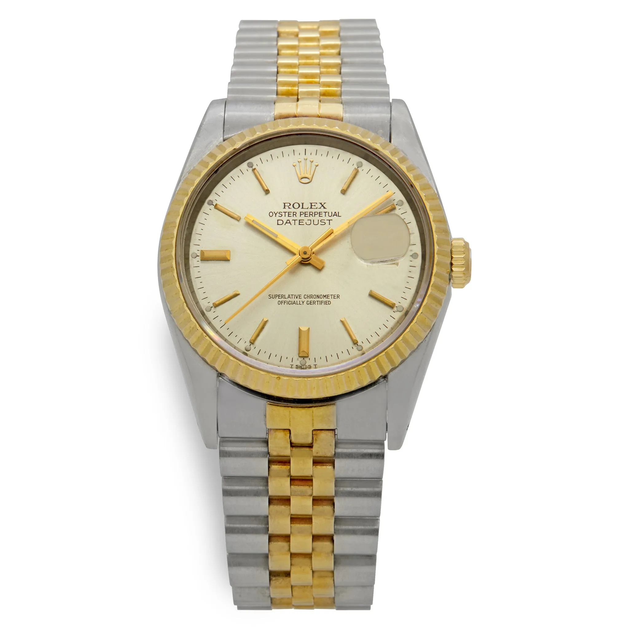 Rolex Datejust 16233 Silver Dial Automatic Watch