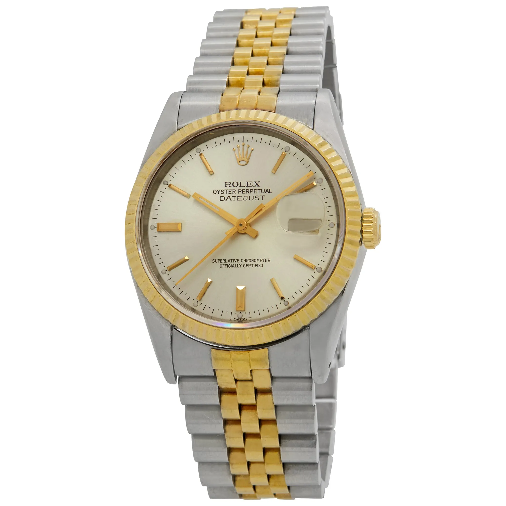Rolex Datejust 16233 Silver Dial Automatic Watch