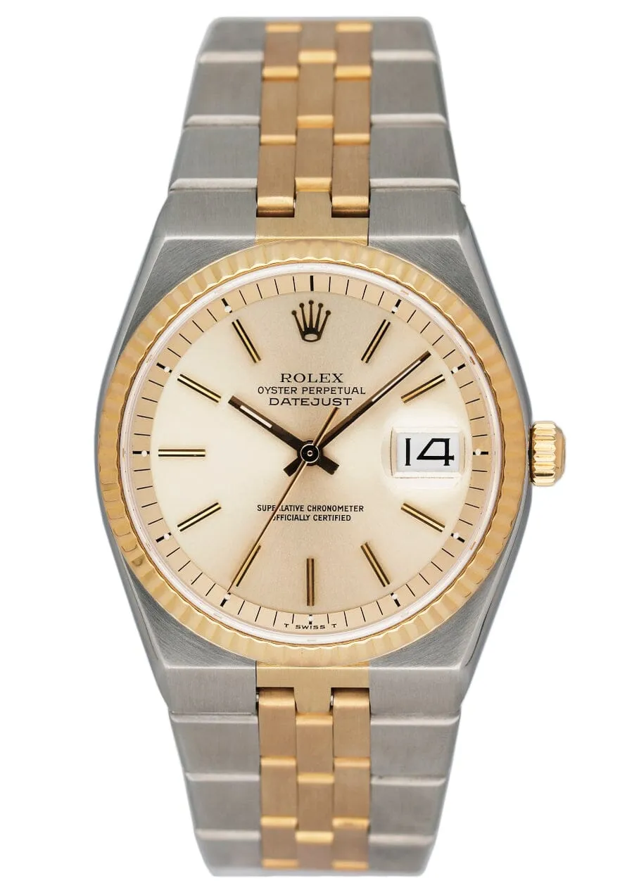 Rolex Datejust 1630 "Rare Bird" Two-Tone 14K Yellow Gold Mens Watch