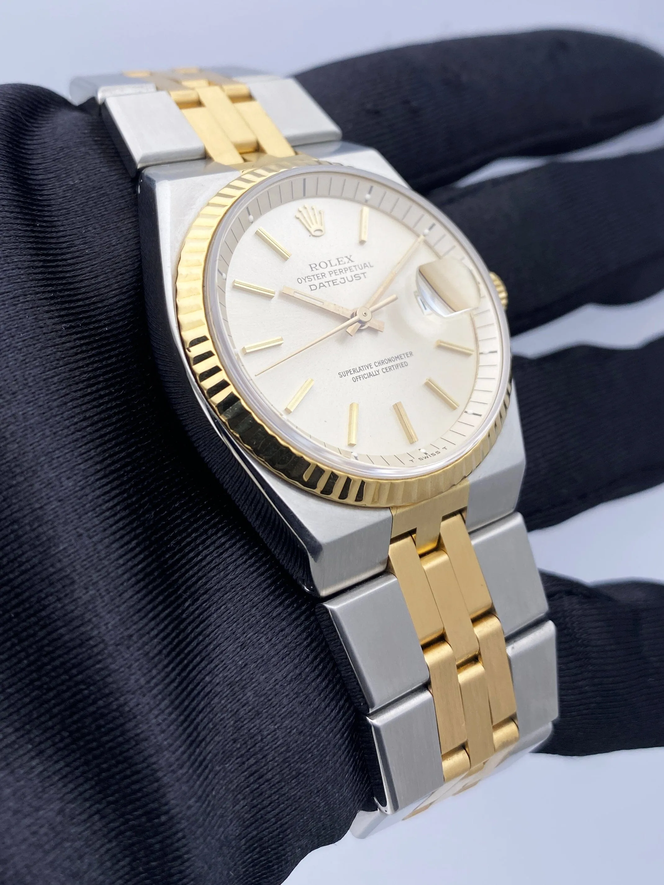 Rolex Datejust 1630 "Rare Bird" Two-Tone 14K Yellow Gold Mens Watch