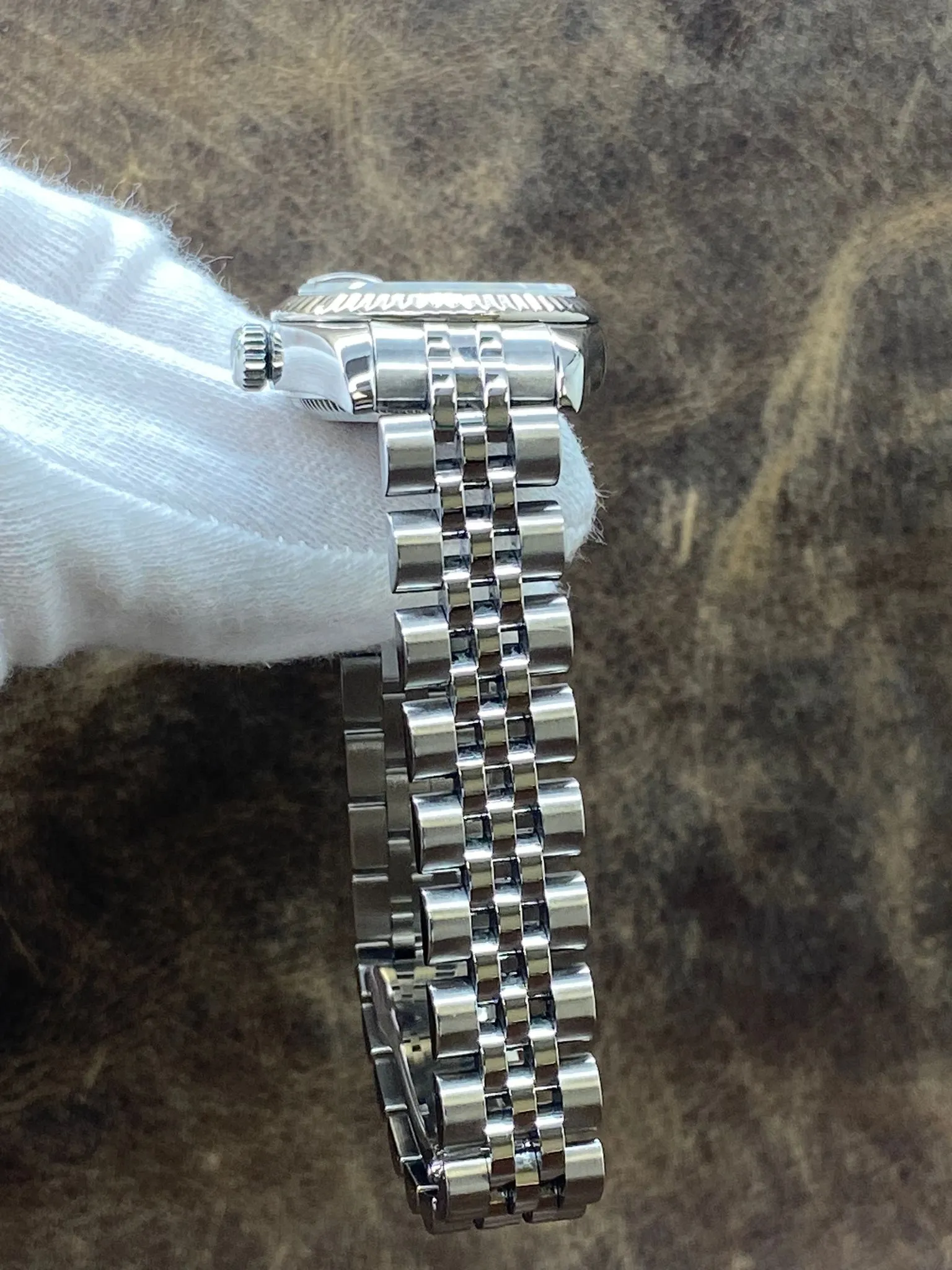 Rolex Datejust 26mm 179174 MOP Roman Dial Automatic Women's Watch