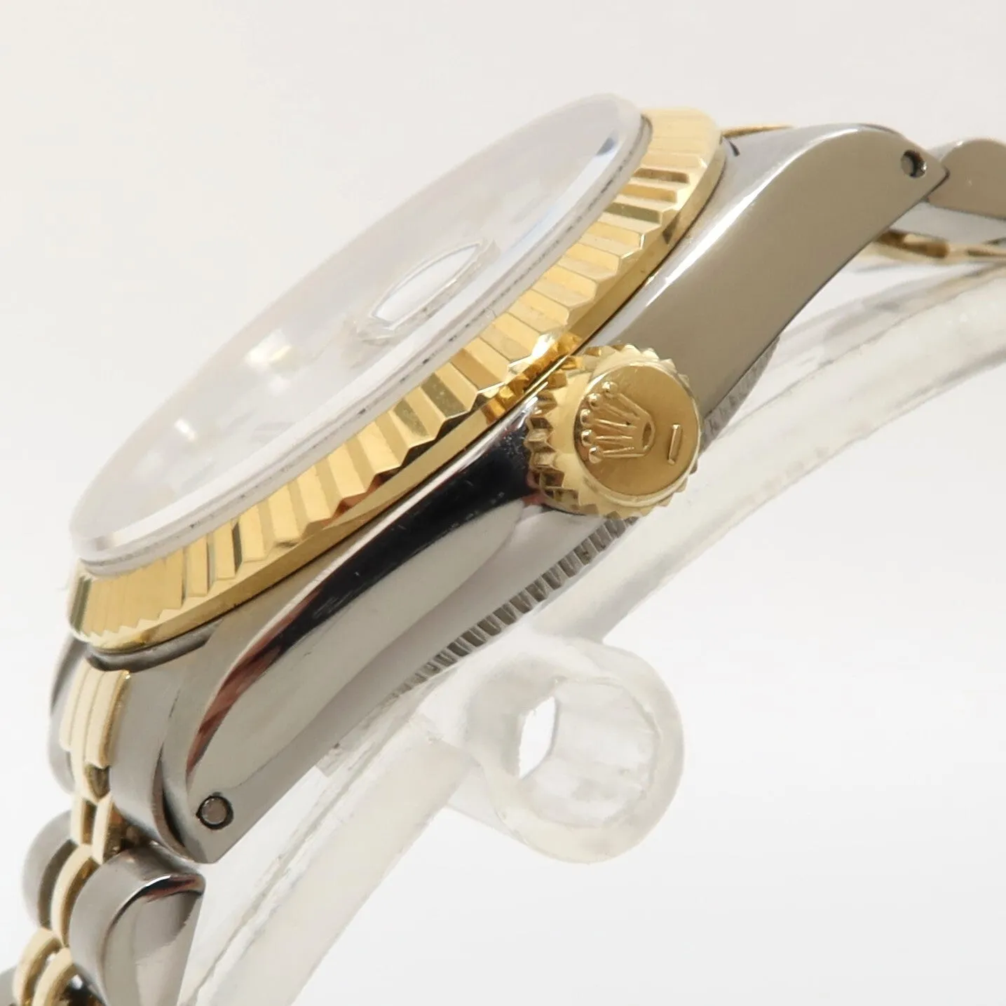 Rolex Datejust 31 18kt Yellow Gold & Stainless Steel White Dial Jubilee 68273