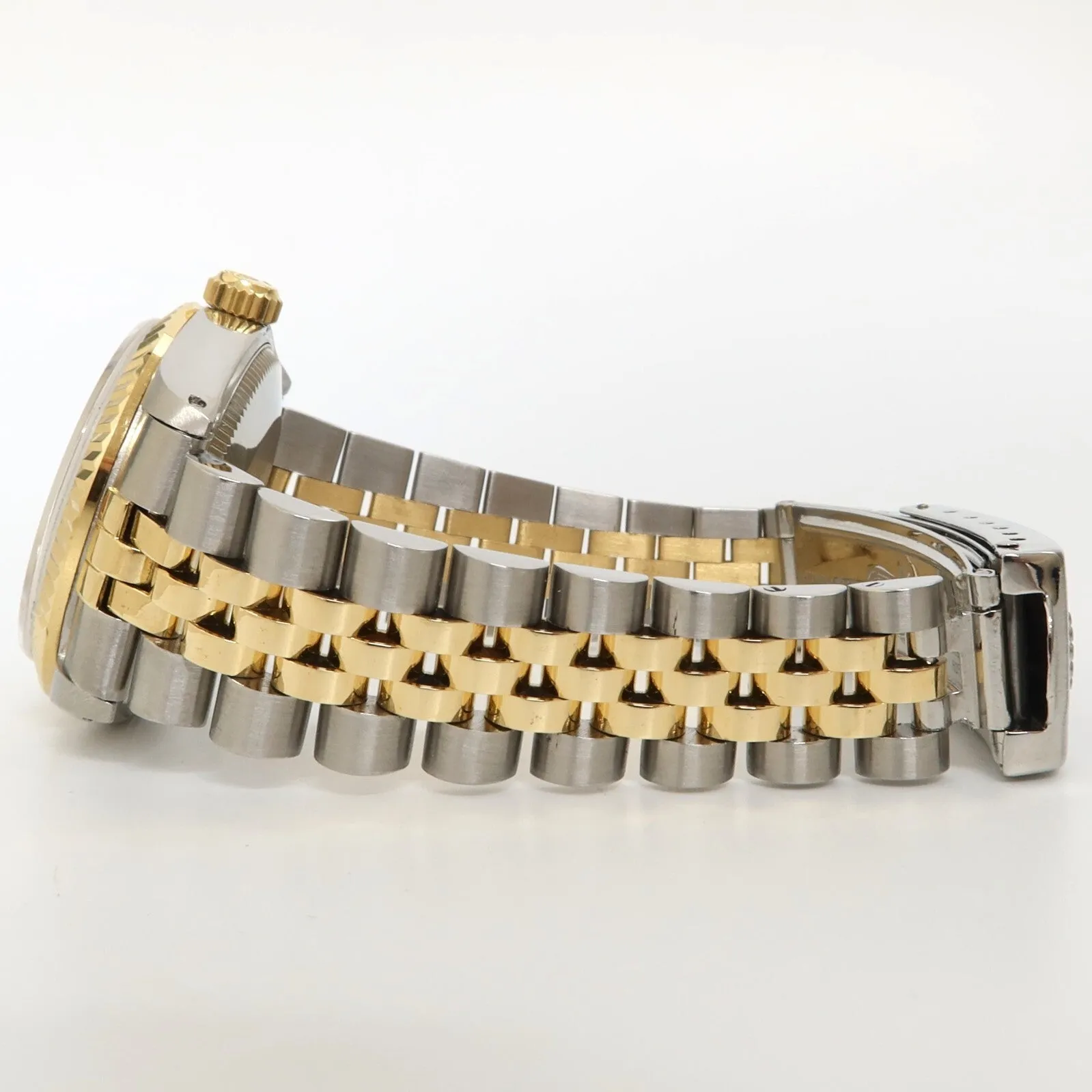 Rolex Datejust 31 18kt Yellow Gold & Stainless Steel White Dial Jubilee 68273