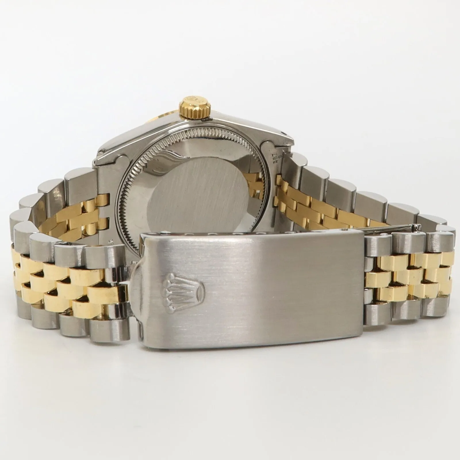 Rolex Datejust 31 18kt Yellow Gold & Stainless Steel White Dial Jubilee 68273