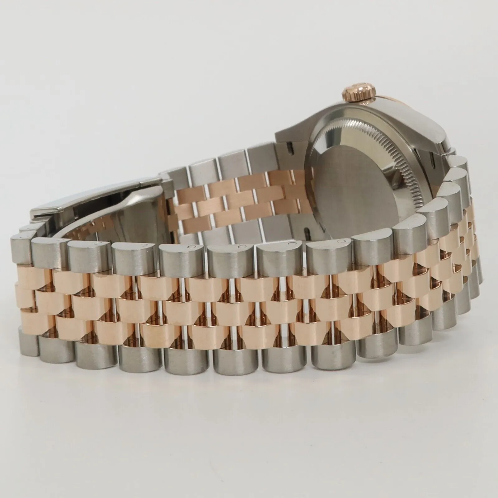 Rolex Datejust 36 18kt Rose Gold & Stainless Steel Wimbledon Dial Jubilee 126231