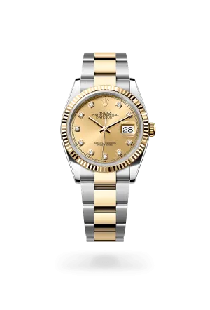 Rolex Datejust 36 in Yellow Rolesor - combination of Oystersteel and yellow gold, M126233-0018 | Walters & Hogsett