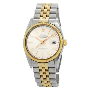 Rolex Datejust 36mm 16013 Silver Dial Automatic Watch