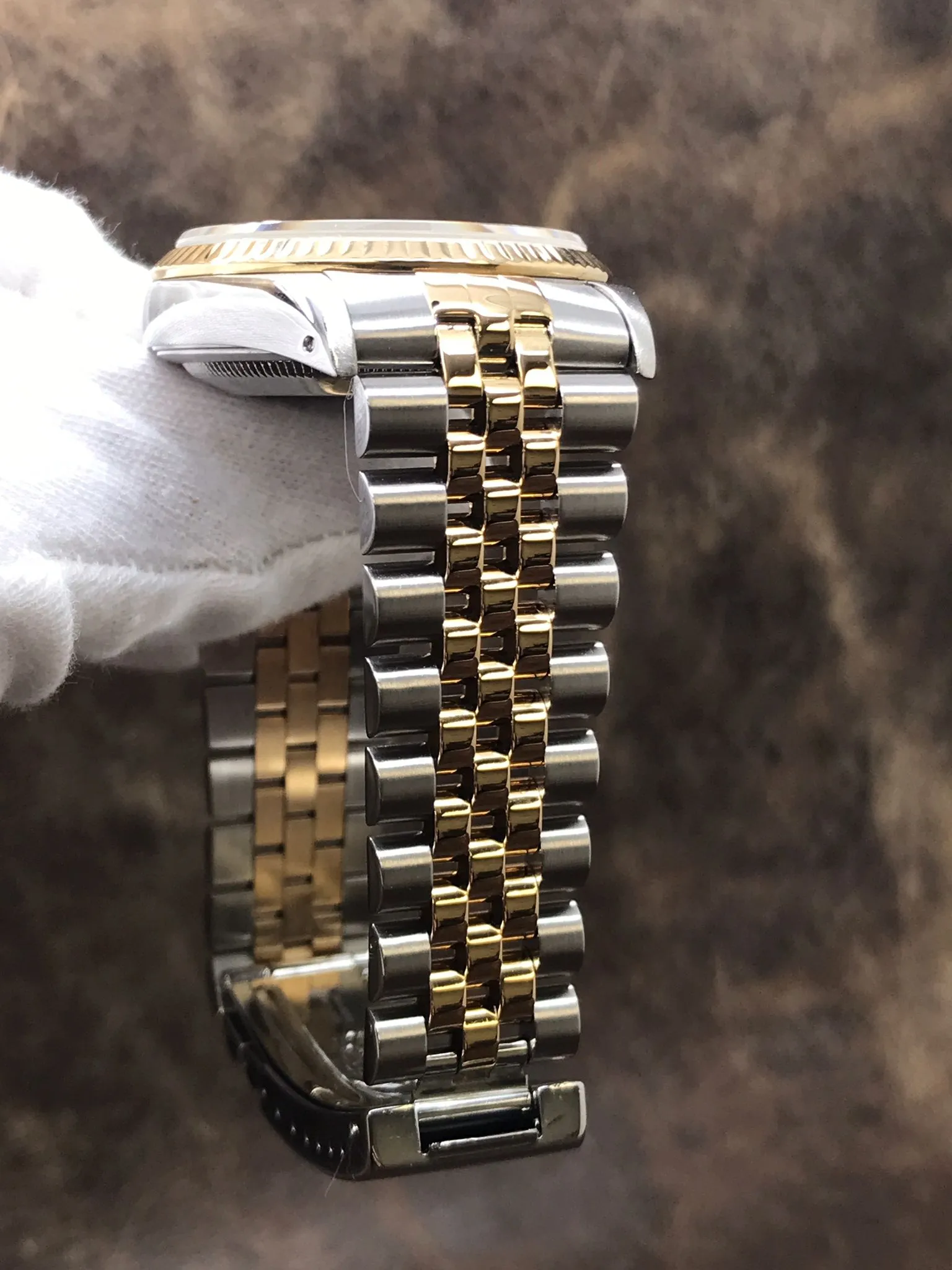 Rolex Datejust 36mm 16233 White Jubilee Dial Automatic Watch