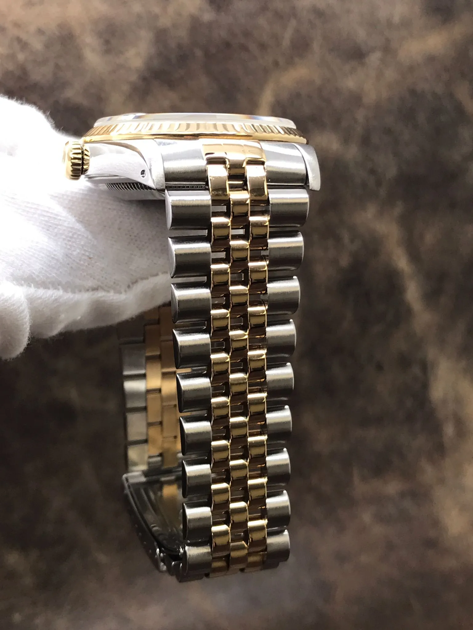 Rolex Datejust 36mm 16233 White Jubilee Dial Automatic Watch