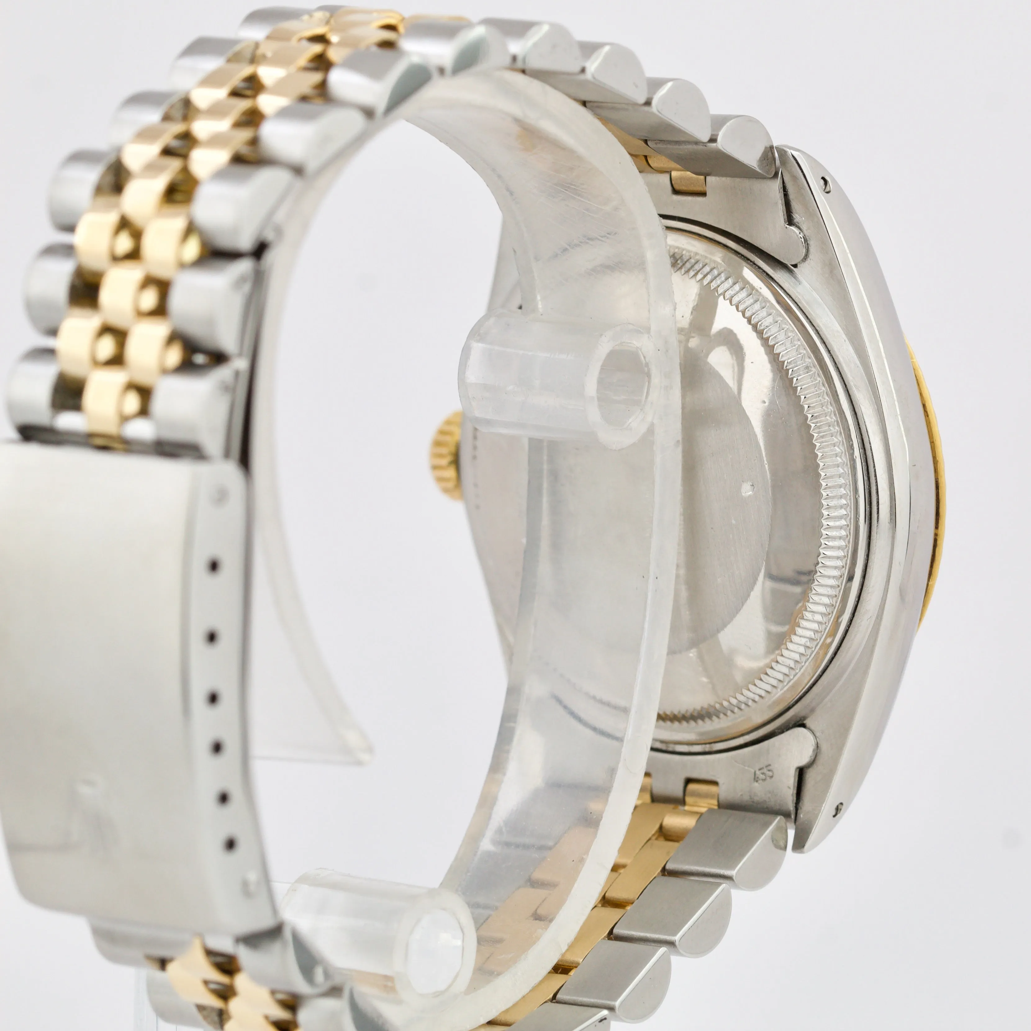 Rolex DateJust 36mm Champagne JUBILEE Two-Tone 18K Gold Stainless Watch 16013 BP