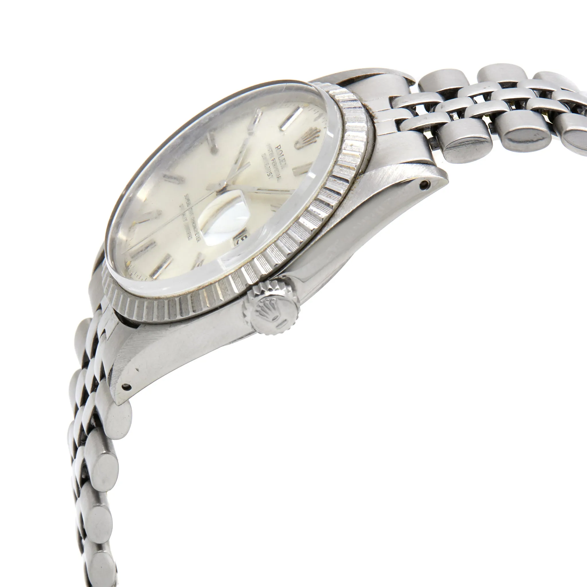Rolex Datejust 36mm Vintage 1603 Silver Dial Automatic Watch