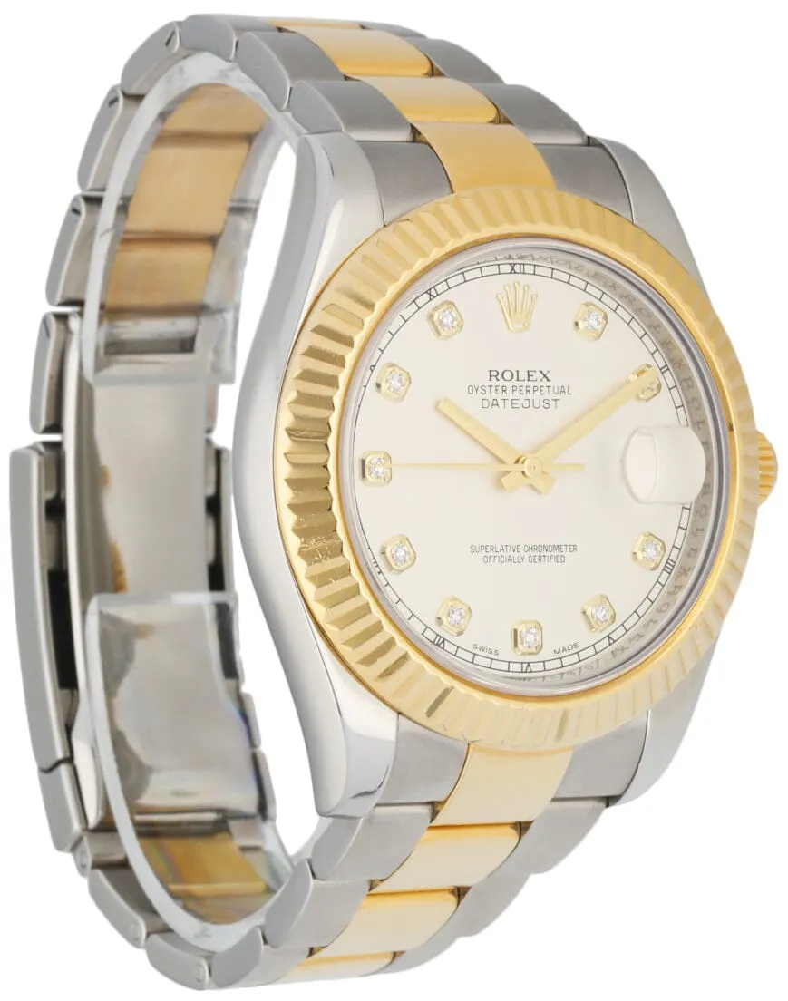 Rolex Datejust 41 116333 Men's Watch Box &  Papers