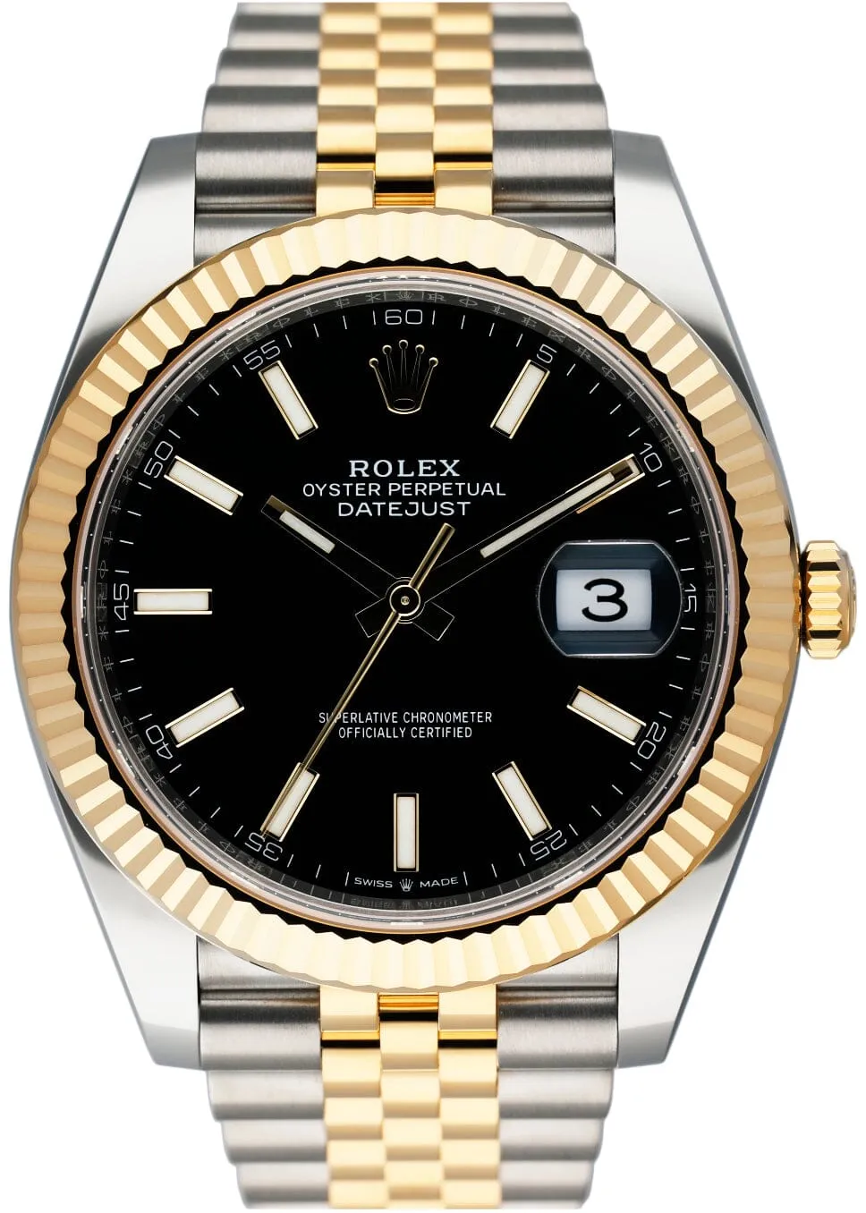 Rolex Datejust 41 126333 Black Dial Mens Watch Box Papers