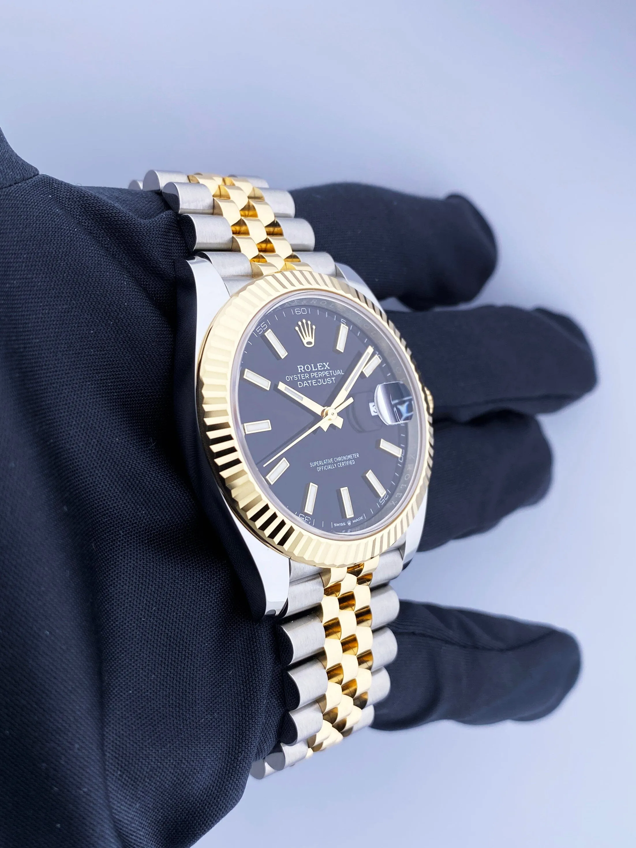 Rolex Datejust 41 126333 Black Dial Mens Watch Box Papers
