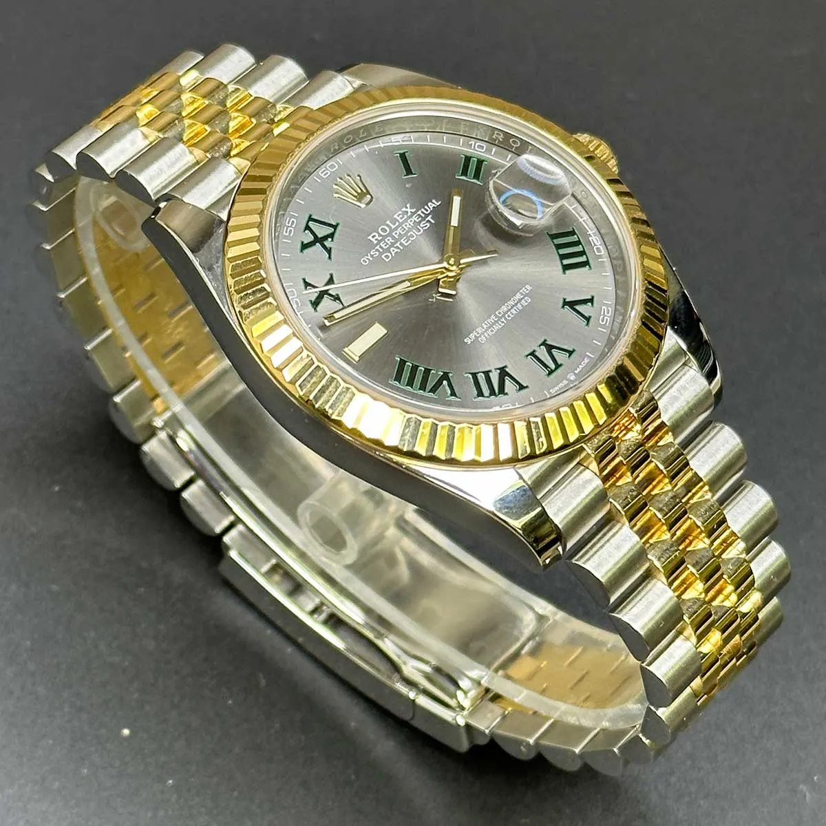 Rolex Datejust 41 18K/SS Wimbledon