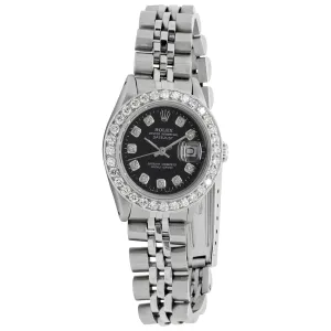Rolex Datejust 6917 Black Dial Automatic Women's Watch