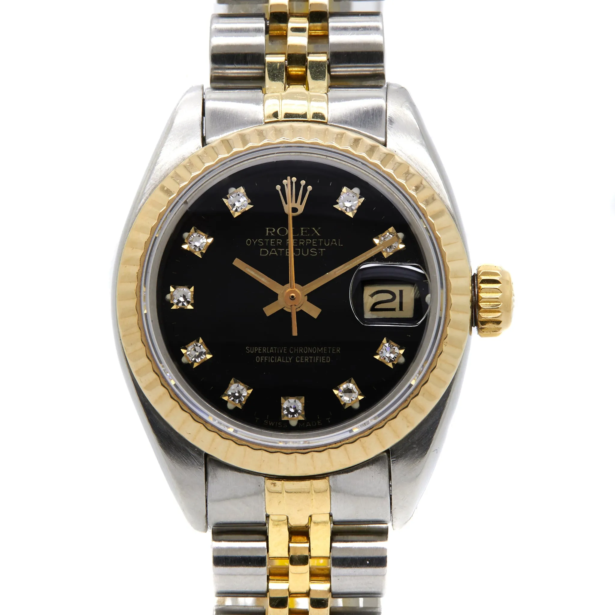 Rolex Datejust 6917 Black Dial Automatic Women's Watch