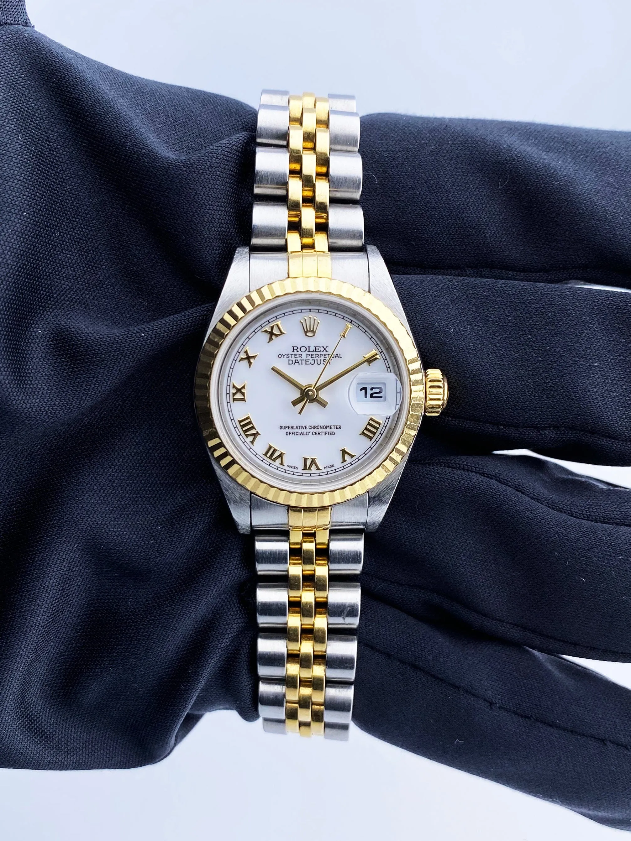 Rolex Datejust 69173 White Dial Ladies Watch