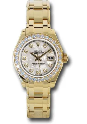 Rolex Datejust Pearlmaster Watch: 80298 mtd