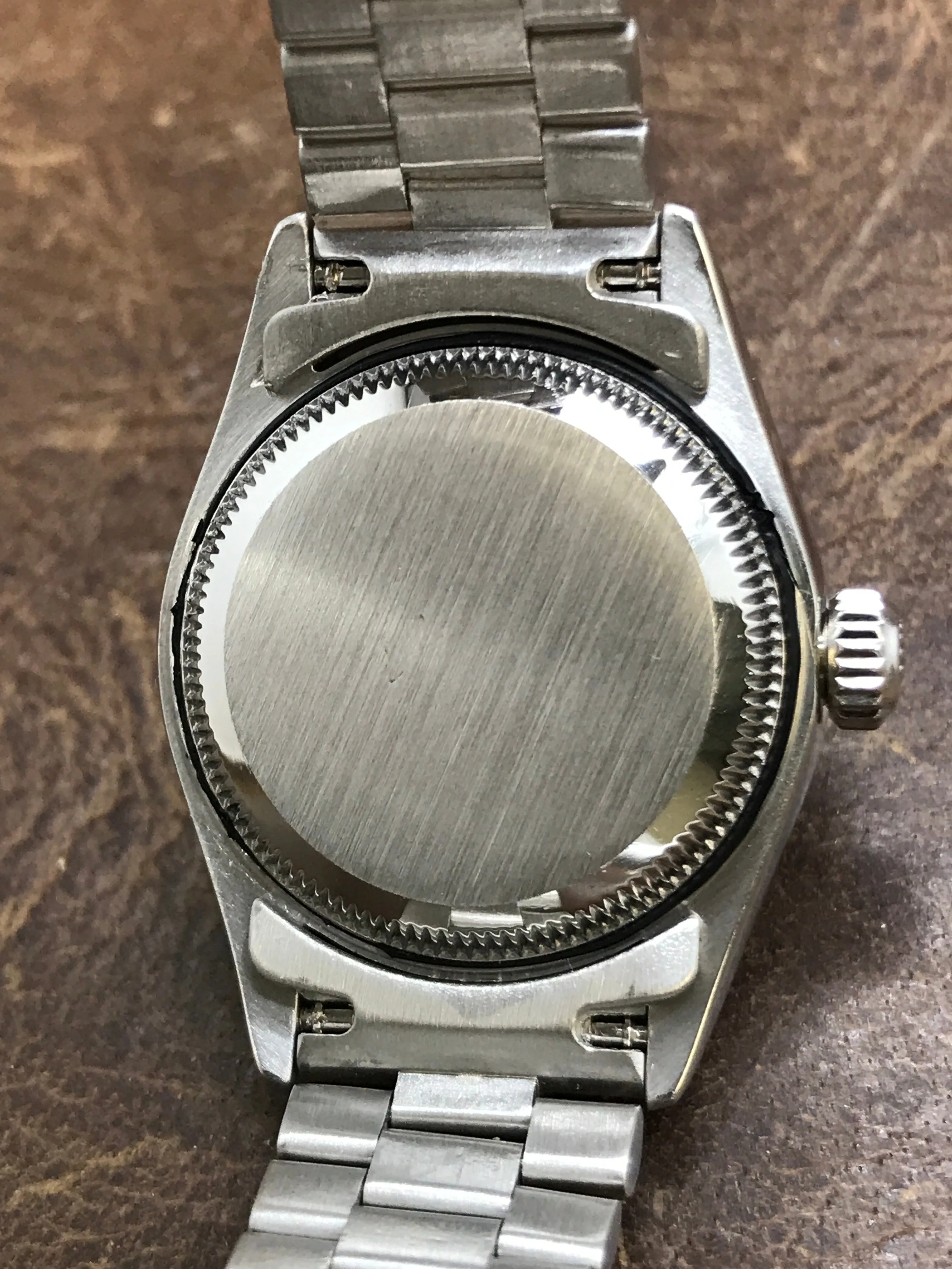 Rolex Datejust Platinum President 69136 Silver Dial Automatic Women's Watch