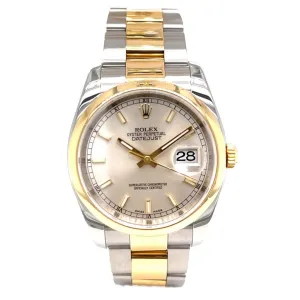 Rolex Datejust Silver Dial 36mm 116203 - Pre-Owned