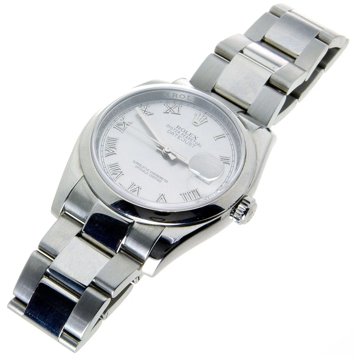 Rolex Datejust SS Rhodium Dial