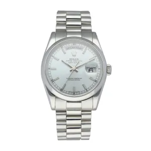 Rolex Day-Date 118206 Platinum mens Watch