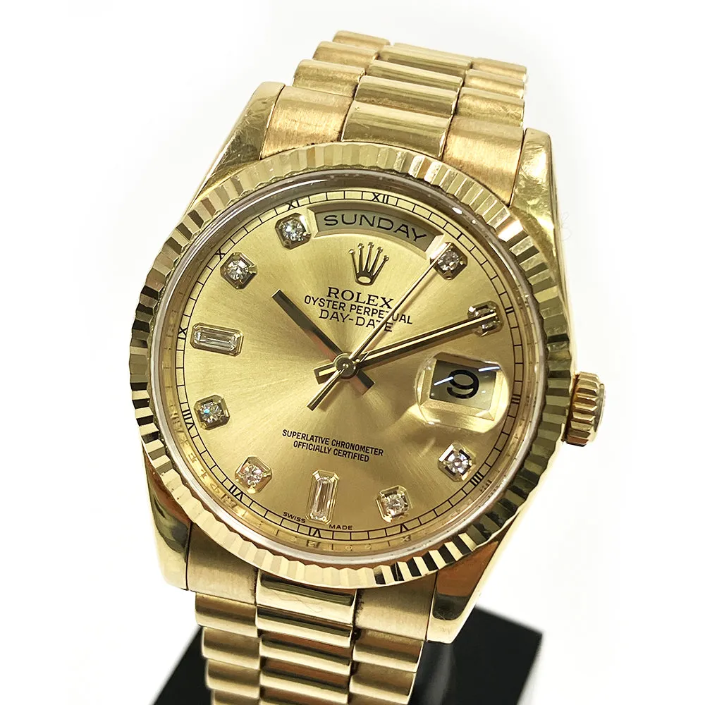 Rolex Day-Date 118238 Champagne Dial Oct 2010