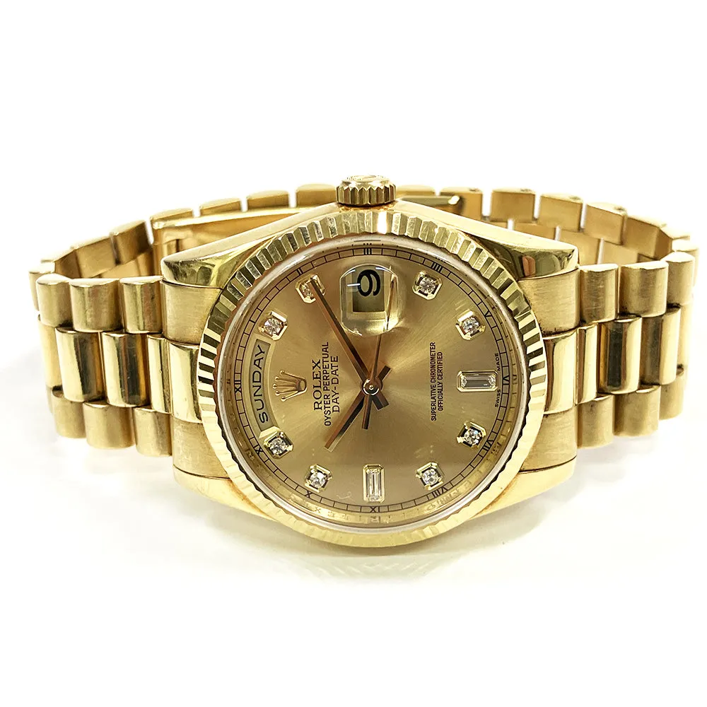 Rolex Day-Date 118238 Champagne Dial Oct 2010