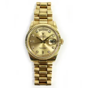 Rolex Day-Date 118238 Champagne Dial Oct 2010