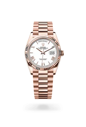 Rolex Day-Date 36 in 18 kt Everose gold, M128235-0070 | Walters & Hogsett