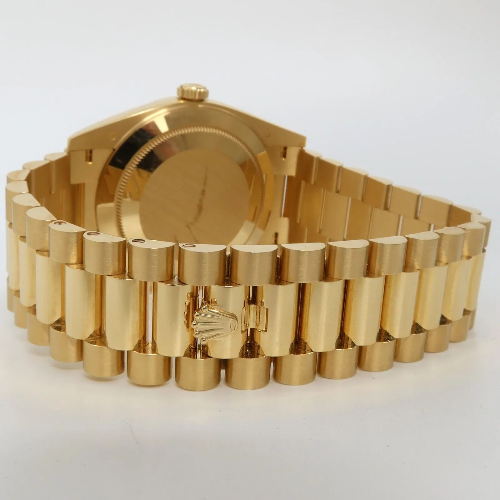 Rolex Day-Date 40 President Champagne Stick Dial Solid 18kt Yellow Gold 228238