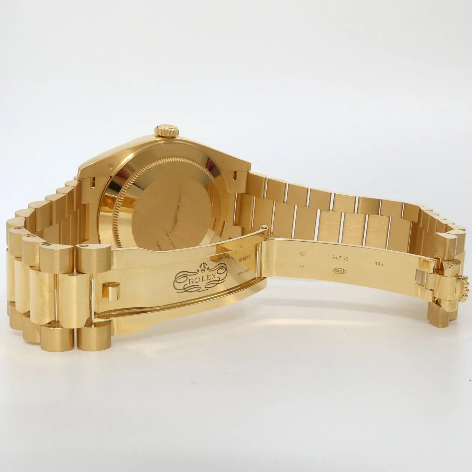 Rolex Day-Date 40 President Champagne Stick Dial Solid 18kt Yellow Gold 228238