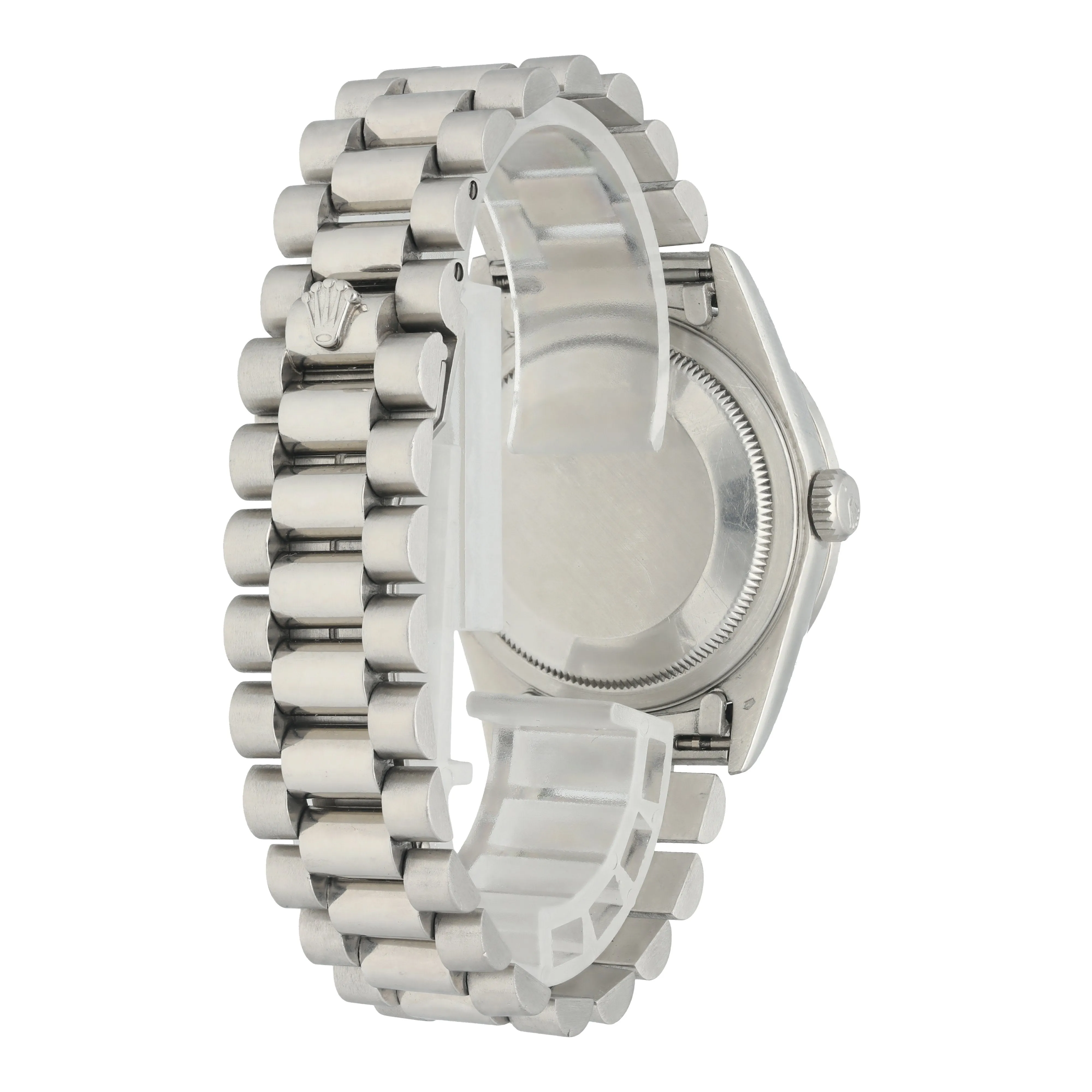 Rolex Day-Date President 18346 Platinum Diamond Mens Watch