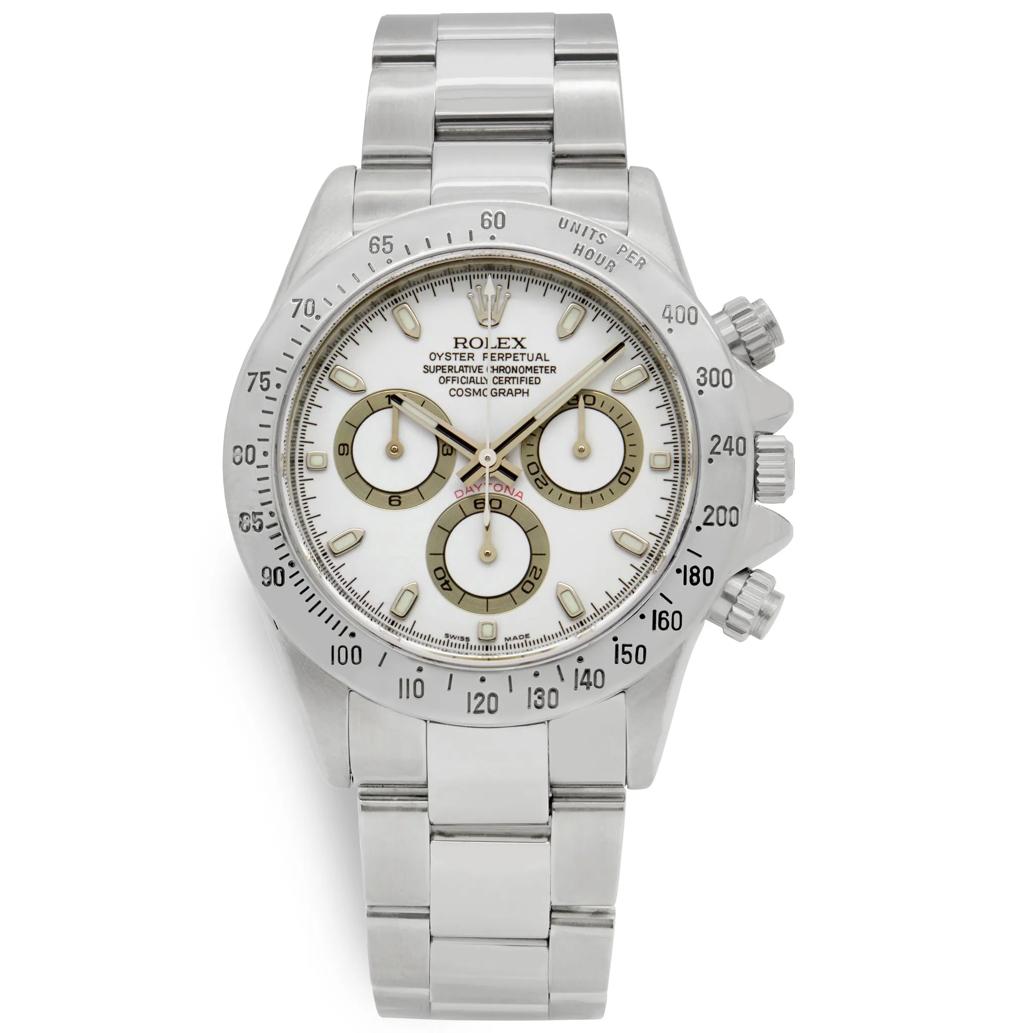 Rolex Daytona 116520 White Dial Automatic Men's Watch