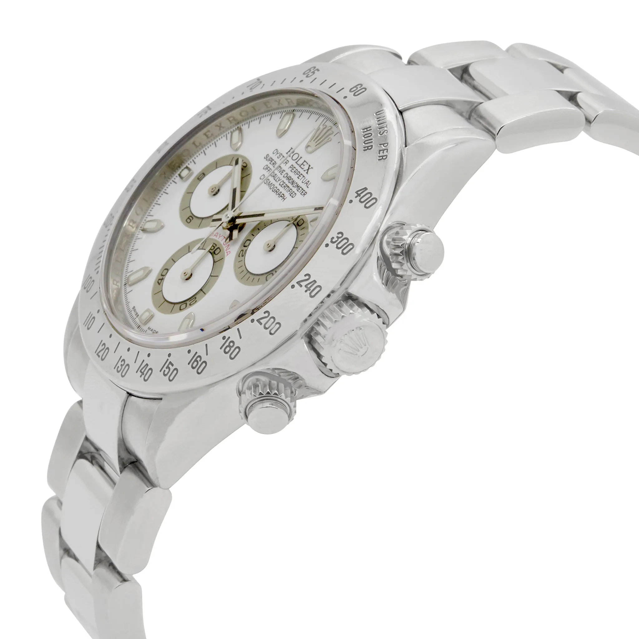 Rolex Daytona 116520 White Dial Automatic Men's Watch